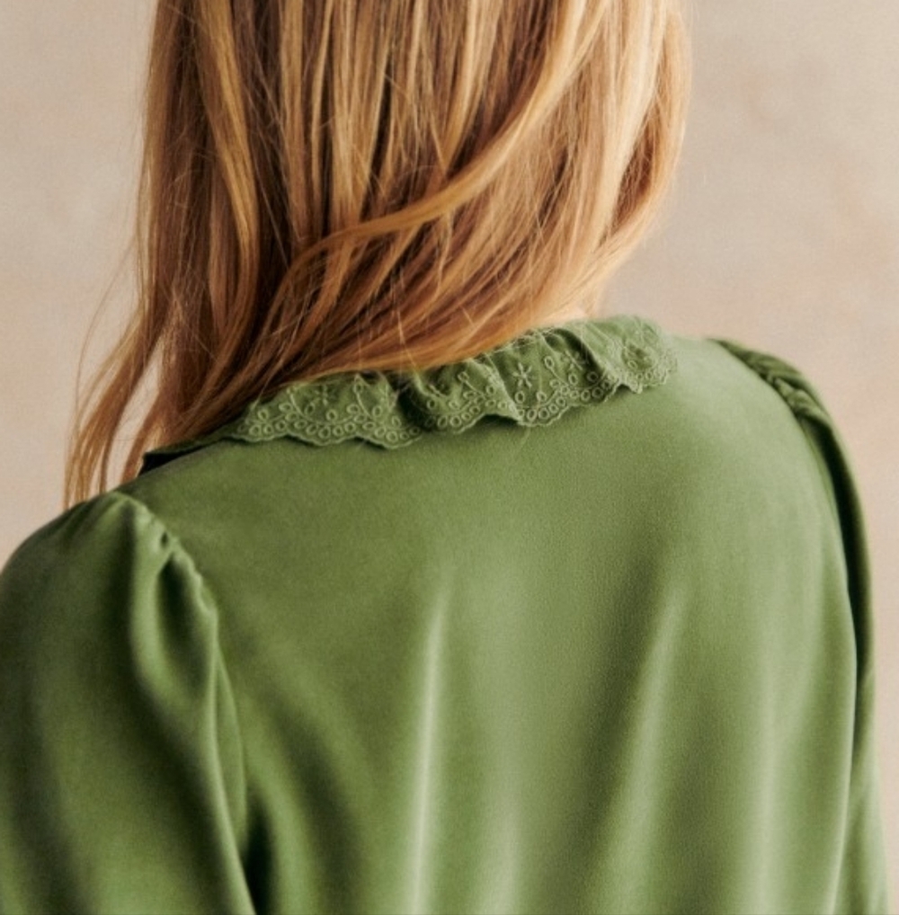 NWT Sezane Rosine Shirt Size 38/6 - Picture 7 of 13
